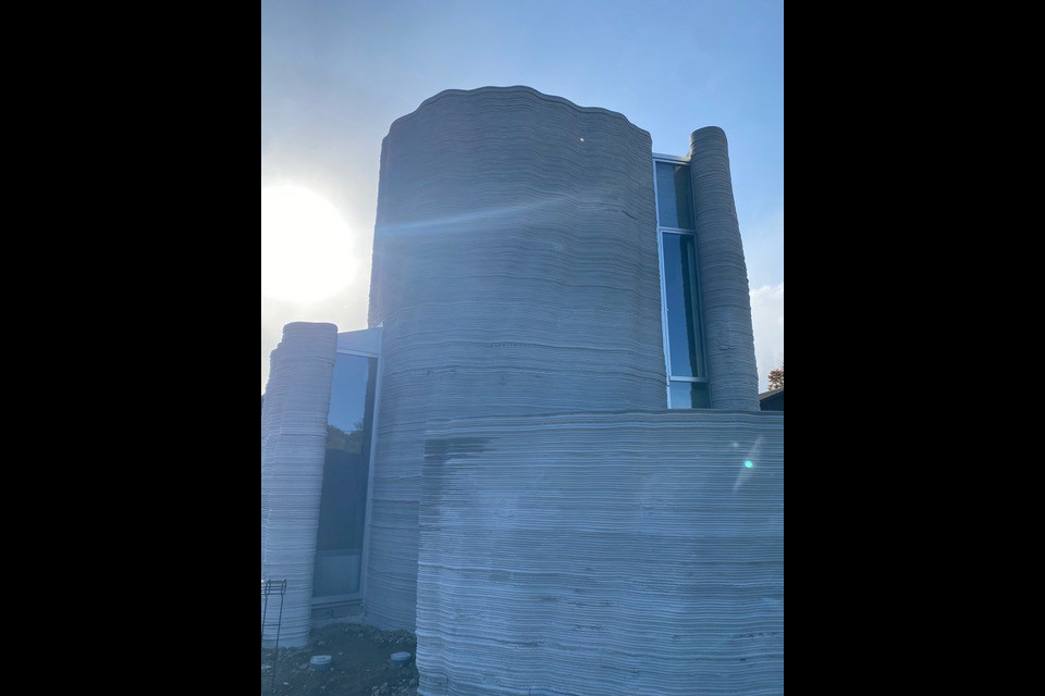 Japan's first two-story 3D-printed house