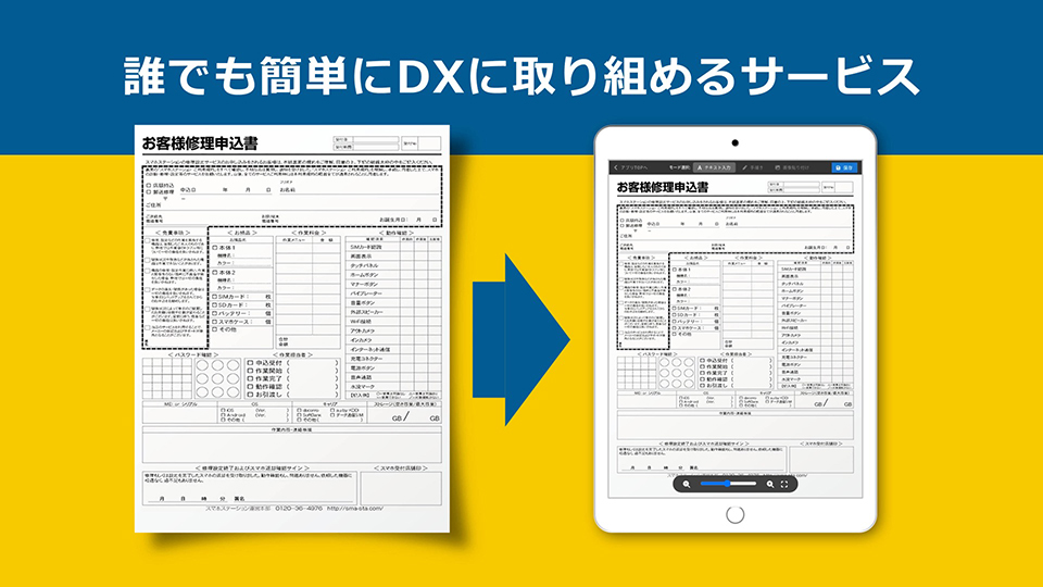 Just by sending a familiar document, a system with the exact same appearance is automatically generated.