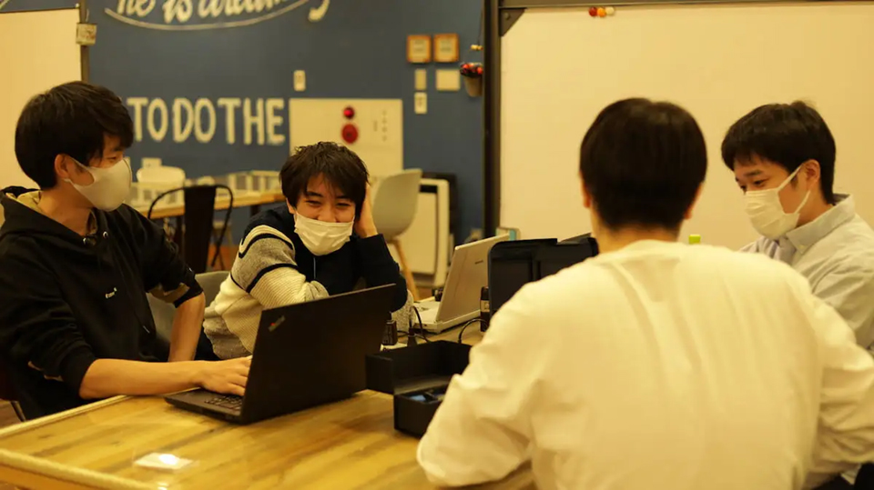 チームでの開発風景