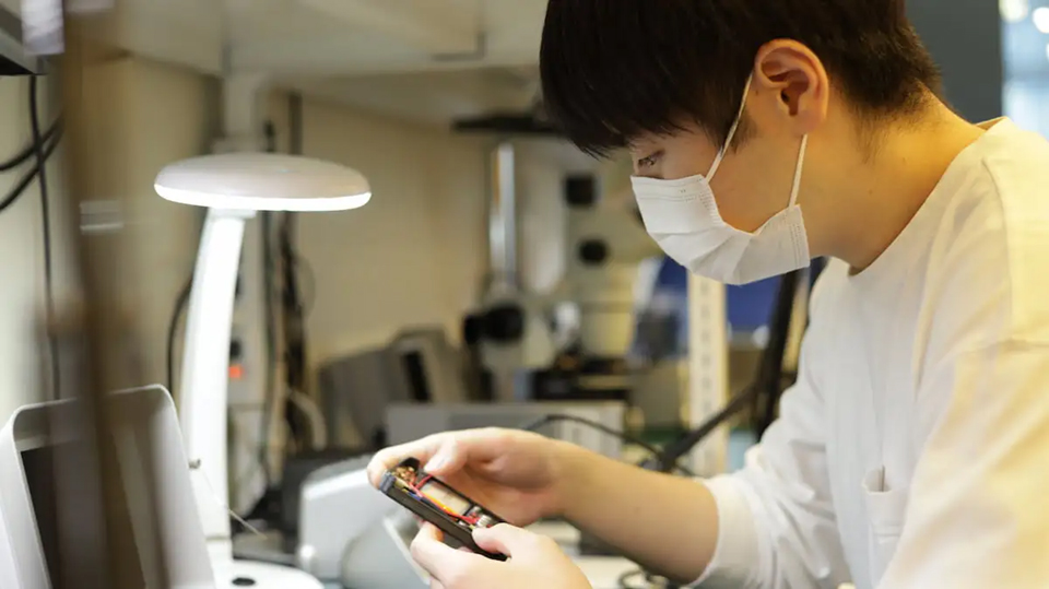 回路テストの風景