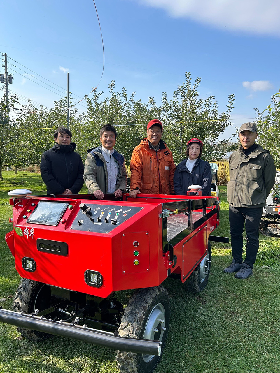 輝翠TECH Adam 北海道での実証実験