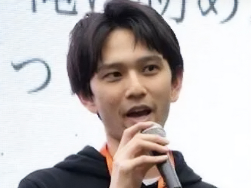 アメリカの展示会でピッチに挑む株式会社DubGuild代表取締役 大嶽匡俊氏