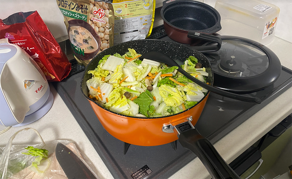 会社で良くやっている鍋パーティー