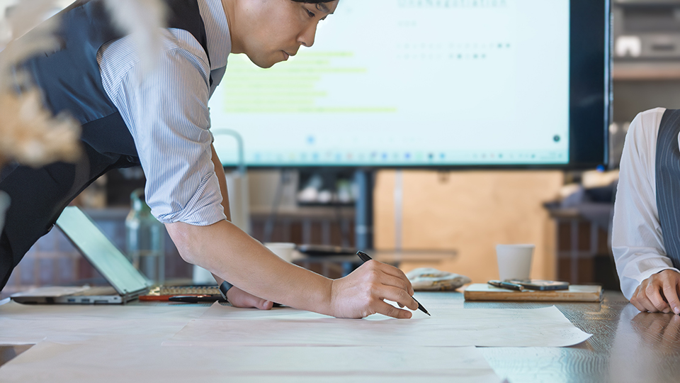 システム検討風景