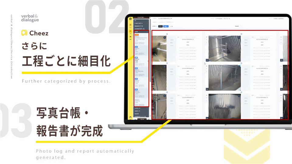 Detailed processes are easy to view