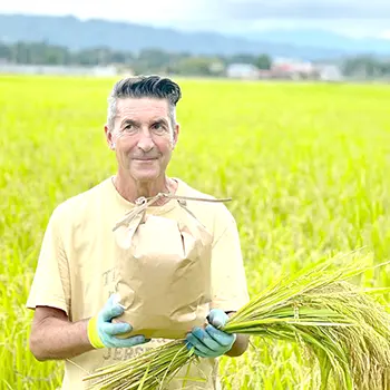 プランティオ、ジローラモ氏プロデュースの「GIRO米・田んぼオーナー制度」とコラボレーション"