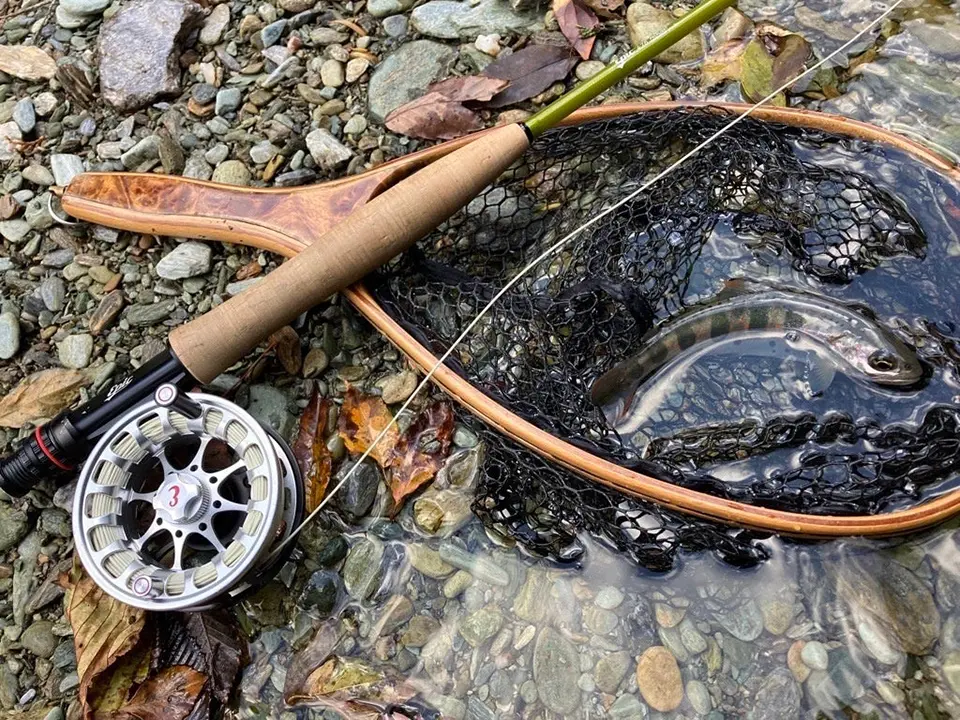 中野川指定管理釣場 渓流風景