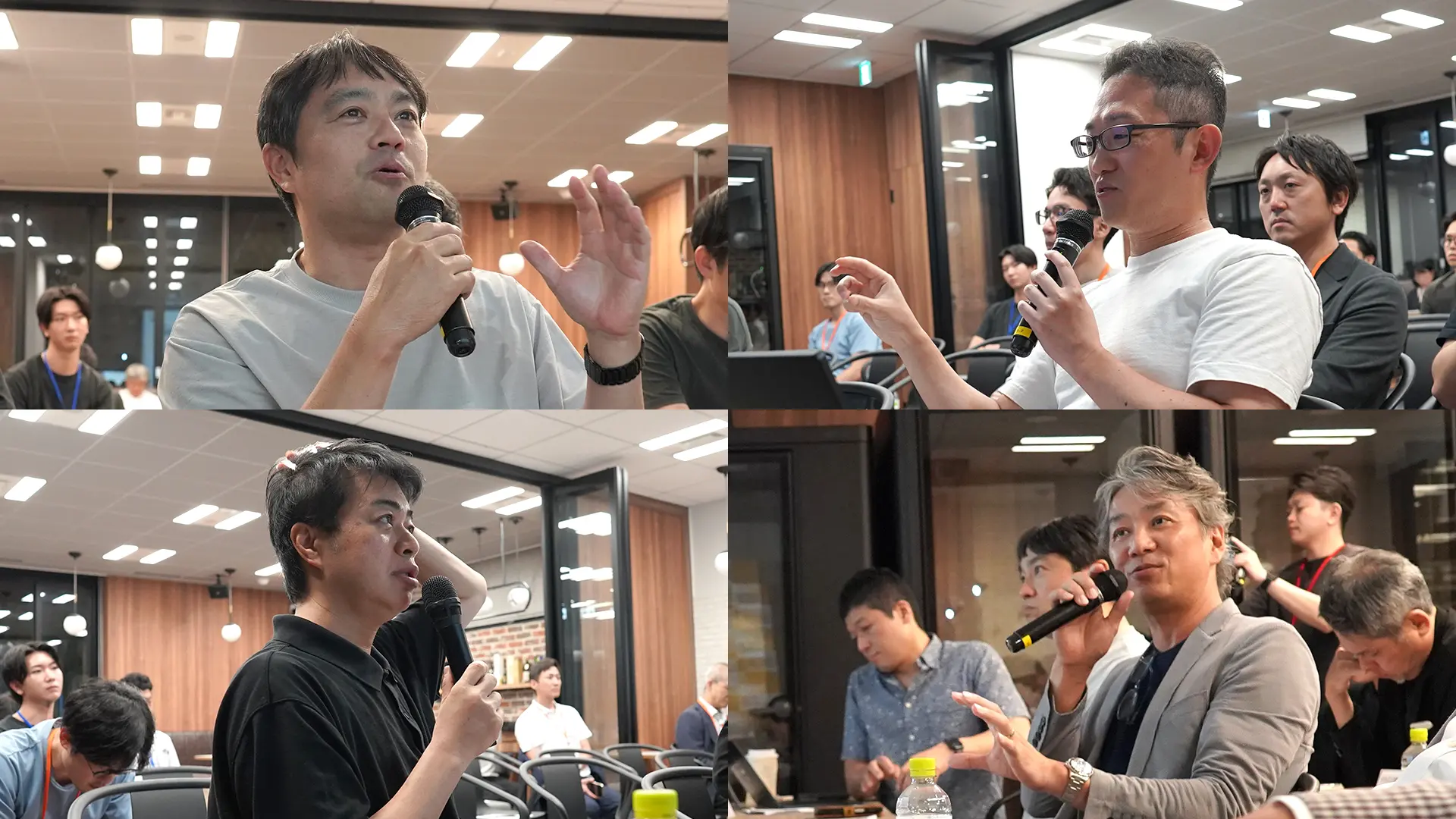 Toshiya Haida (Top Left: Selection Evaluation Committee Member), Nobuyuki Matsuda (Top Right: Selection Evaluation Committee Member), Hidetoshi Takano (Bottom Left: Selection Evaluation Committee Member), Masakazu Kakinuki (Bottom Right: Management Committee)