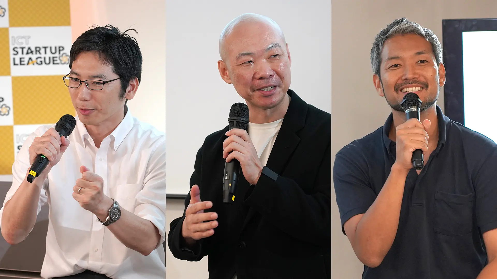 伊東心氏（左：ブリッジコンサルティンググループ株式会社）、後藤敏仁氏（中：FiNX株式会社）、菊川淳氏（株式会社 M&A LABORATORIES）